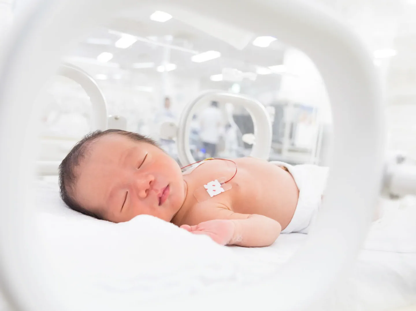 Parent using LuvviCare to stay connected during a child's hospital care journey